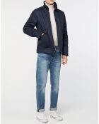 Blouson Teddy Matelassé bleu marine