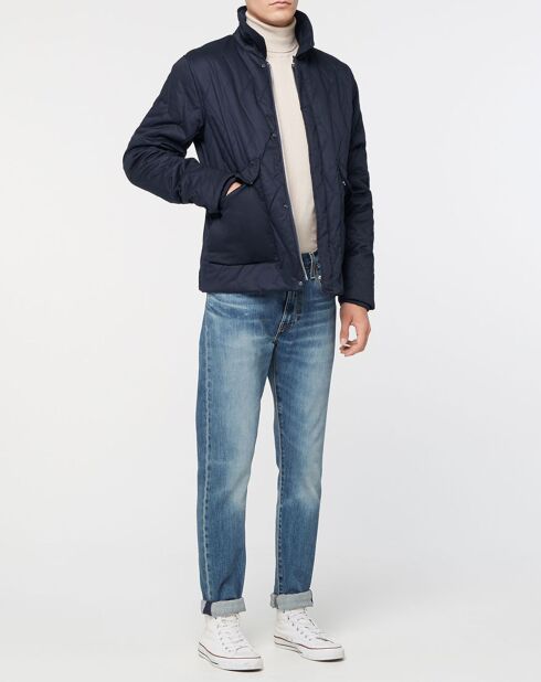 Blouson Teddy Matelassé bleu marine