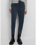 Pantalon de Jogging en Velours de côtelé bleu marine
