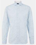 Chemise Slim Fit Imprimé en allover bleu clair