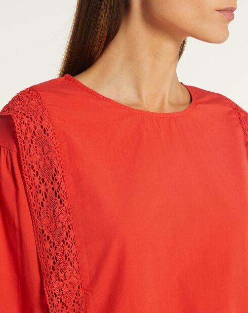 Blouse Stella rouge