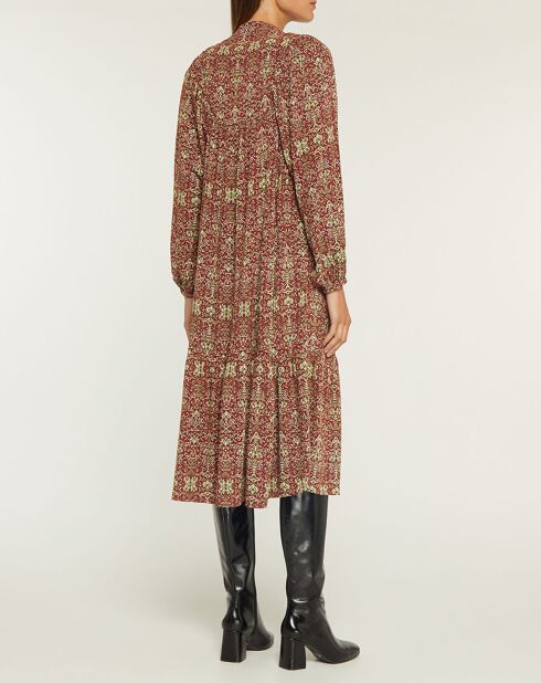 Mehrfarbiges Kleid Leandra