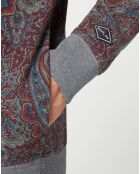Sweat Hoodie imprimé cachemire multicolore