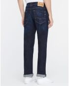 Jean droit 100% Coton Bio Pure Denim Rocco bleu foncé