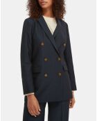 Veste Blazer Triple Bouton bleu foncé