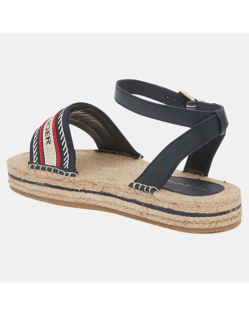 Sandales espadrilles Artisanal bleu marine