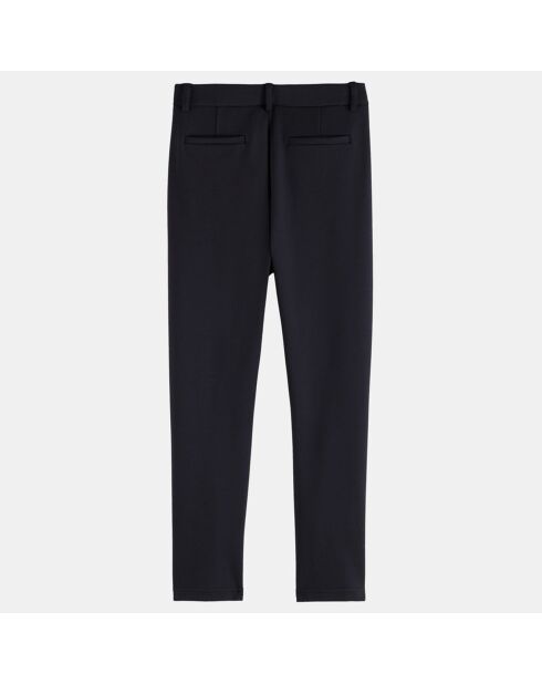 Pantalon Chino Jog à plis bleu marine