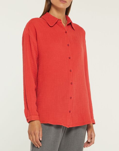 Chemise Zoey rouge