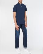 Polo Classic Fit Piqué bleu marine