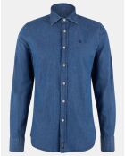 Chemise Regular en Chambray bleu jean