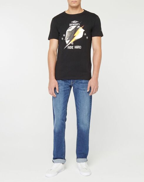 T-Shirt Flash Ride Hard noir