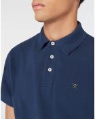 Polo Classic Fit Piqué bleu marine