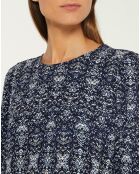 Blouse Leandra bleu marine