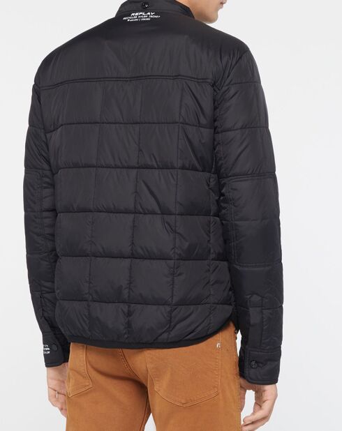 Chaqueta acolchada negra