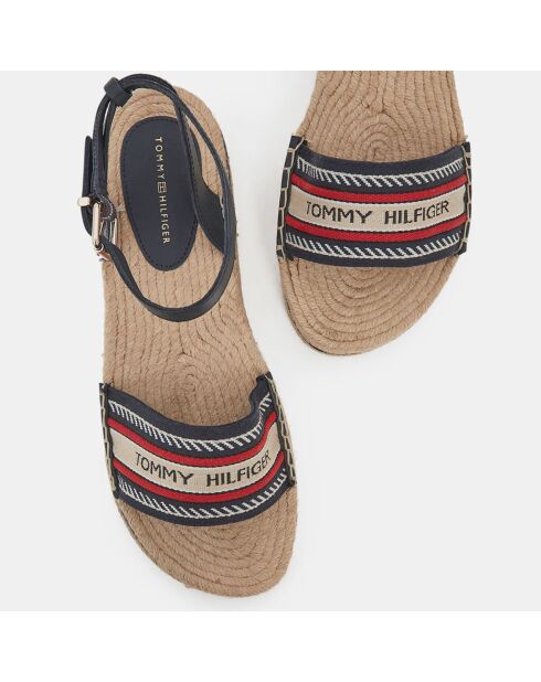 Sandales espadrilles Artisanal bleu marine