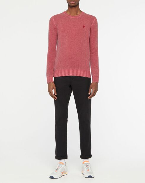 Pull en Laine mélangée Geo rouge