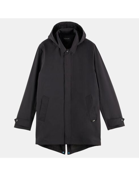 Parka Imperméable à Capuche Milgue noire