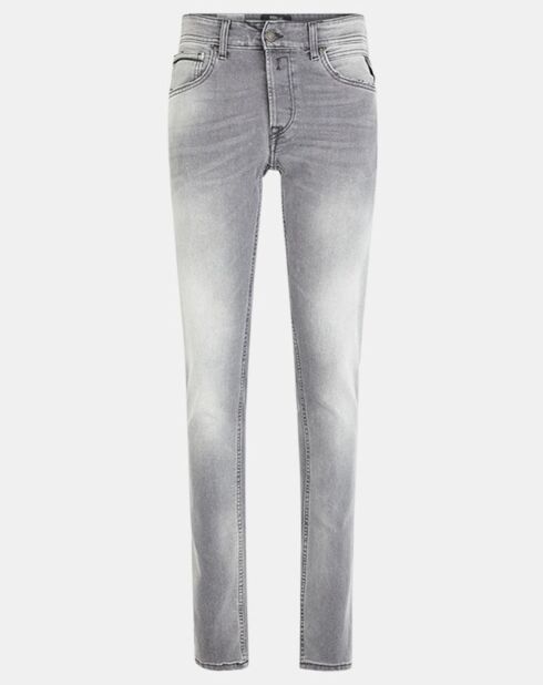 Jean droit en Coton Bio 573 Grover gris moyen