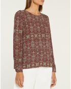 Blouse Leandra bordeaux