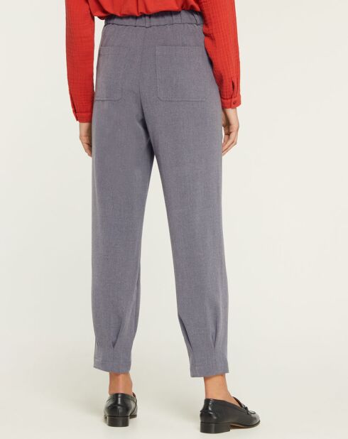 Pantalon droite Lugano gris