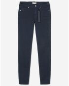 Pantalon Slim en Coton bio mélangé Mavas bleu marine