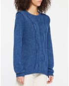 Pull en Laine mélangée Elion bleu