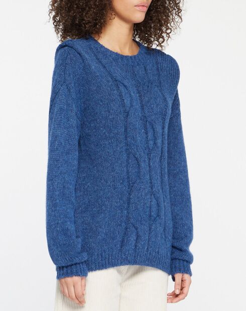 Pull en Laine mélangée Elion bleu