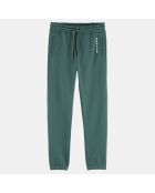 Pantalon de Jogging en Coton organique vert foncé