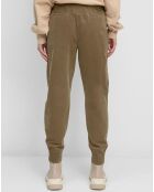 Pantalon en Velours de coton Milleraies kaki