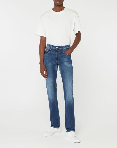 Jean Slim en Coton Bio 573 Pck Anbass bleu moyen