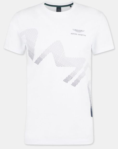 T-Shirt Logo Aston Martin Racing blanc