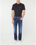 Jean Slim Aged Eco Anbass bleu foncé