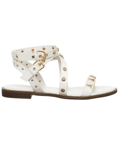 Violetta weiße Sandalen