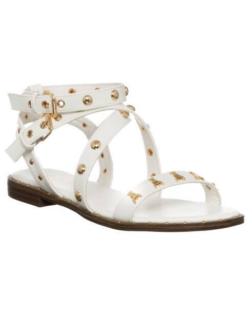 Violetta weiße Sandalen