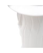Vase en porcelaine Elegant blanc/doré - 15x13.3x23.5 cm