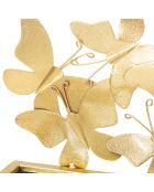 2 étagères de chevets Butterflies dorées - 43x19.2x16.5 cm