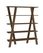 Bibliothèque conde noyer - 120x150x25 cm