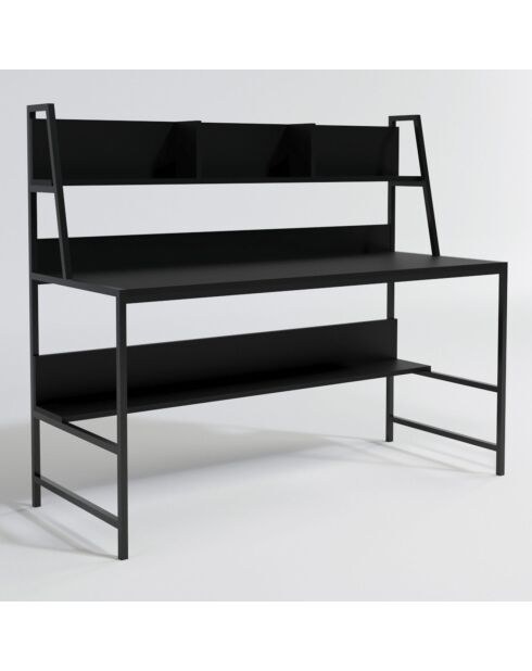 Bureau demir noir - 140x122x60 cm