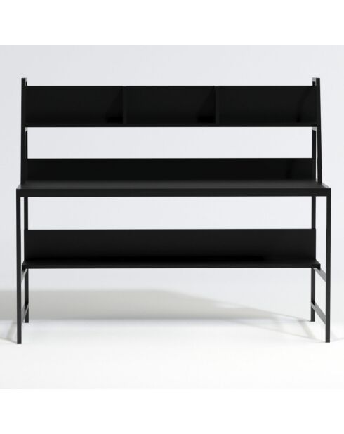 Bureau demir noir - 140x122x60 cm