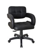 Chaise de bureau burocci noire - 58x110x58 cm