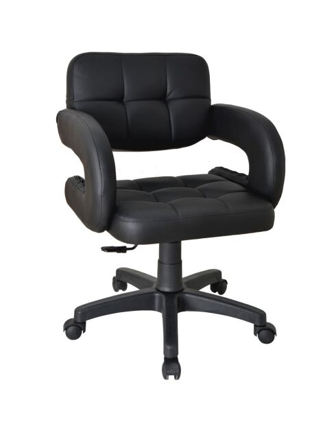 Chaise de bureau burocci noire - 58x110x58 cm