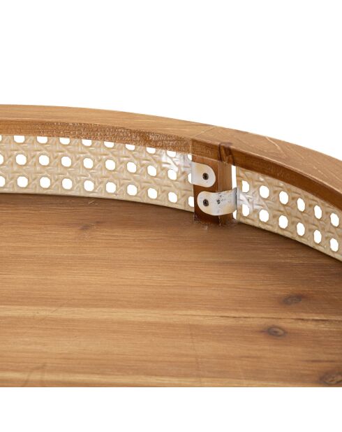 Mehrfarbiger Fuji-Metall-Couchtisch - 60x60x60,5 cm