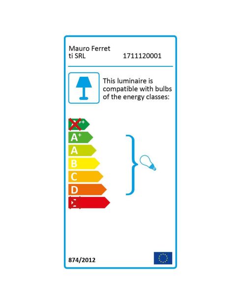Glamy Stehlampe in Weiß/Gold - 54x54x176 cm