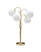 Lampe de table Glamy blanc/doré - 53x53x74 cm