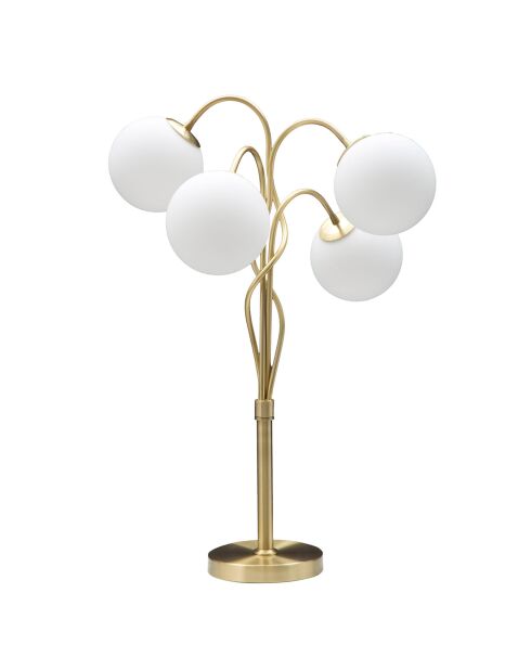 Lampe de table Glamy blanc/doré - 53x53x74 cm