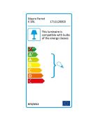 Lampe de table Glamy blanc/doré - 53x53x74 cm