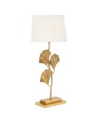 Lampe de table Glamy blanc/doré - 33x33x81 cm