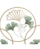 Panneau décoratif bougeoir Greenery multicolore - 80x7.5x35.5 cm