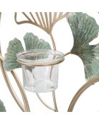 Panneau décoratif bougeoir Greenery multicolore - 80x7.5x35.5 cm