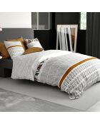 Parure housse de couette Louxor grise